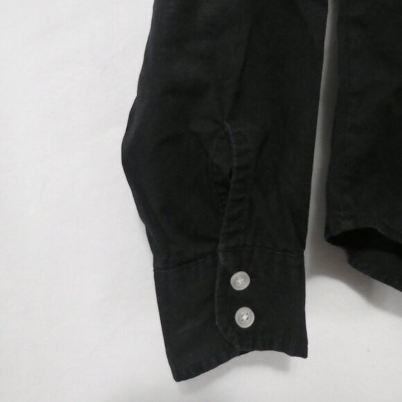 TOMMY JEANS | small | Black Cotton Casual / Dress Shirt | Made In Canada 🟥🍁🟥 - Picture 6 of 14